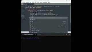 java program to find Area and circumference of circle .|Area & circumference| #java#coding#codeitup