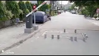 E Tag Barrier with loop detector
