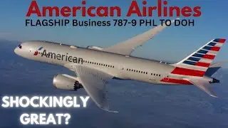 Удивительно ВЕЛИКОЛЕПНЫЙ бизнес-класс на самолете Boeing 787-9 авиакомпании American Airlines из ...