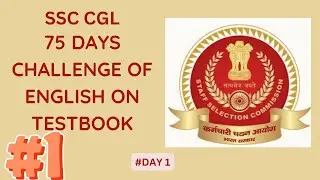 SSC ENGLISH 75 DAYS CHALLENGE ON TESTBOOK #75hardchallenge #mocktest #ssc #csiraso