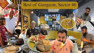 Best of Gurgaon, Sector 46 Huda Market | The Kachori Story | Amritsari Nutri Kulcha | Pyaz Kachori 😋