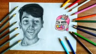 Ash 10 drawing - with color pencil @ASH10