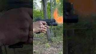 Close view: Glock 45 with a PMM compensator