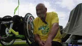 Lake Constance Campsite Chat: Bodensee Bash gets on wrong train! Green Mile Man Wheelchair Adventure