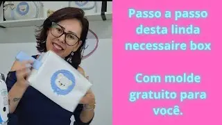 Necessaire Box Grande #necessairefacil #necessairebox #peçafacil #costuracriativa #passoapasso