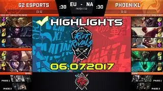 P1 Ryu (Corki) vs G2 Perkz (Orianna) Highlights | Rift Rivals EU & NA 2017 Day 2