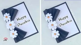 Easy Dussehra Card Making / Diwali Card / How to make greeting card for Dussehra 2022
