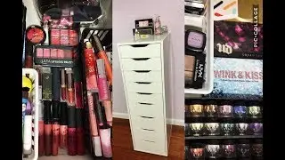 My Makeup Collection and Storage! 2018