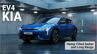 The New KIA EV4 Has an Interior Made From Hemp & Cotton ?!? [Full Specs] [4K]