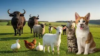 Relaxing Animal Sounds Collection Pig ,Duck ,Piglet ,Kitten ,Horse ,Dog ,Chicken ,Cow  Animal Mom