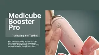 Medicube Age R Booster Pro Device Unboxing and Testing #medicube #skincare #unboxingvideo