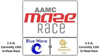 2018-19 Maze Race round 7: Blue Wave vs Quicksand Swirl