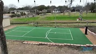 Backyard Pickleball / Basketball Combo Court: 365 Custom Courts