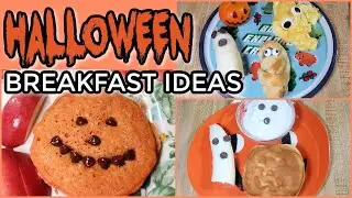 3 EASY HALLOWEEN BREAKFAST IDEAS | What's For Breakfast? | Halloween Food