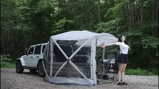 Peaceful Camping on a Beautiful Day ☀️ | Relaxing Nature Sounds & Calm Moments