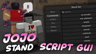 Jojo Stand Script GUI / Взлом для Dahood - ROBLOX EXPLOITING