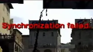 Synchronization failed.