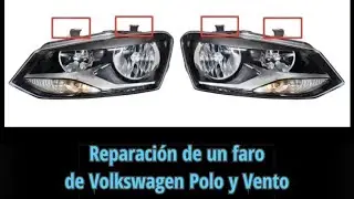 Reparación de las patitas de un faro de Polo y Vento usando Repuestos (aplica para varios modelos)