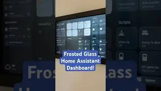 Frosted glass meets Home Assistant ❄️ #ui #homeassistant #smarthome
