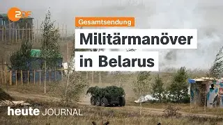heute journal vom 15.09.2025 Gro&szlig;man&ouml;ver Belarus, Reiche Interview, NRW: Stichwahl nach Kommunalwahl