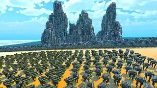 TSUNAMI of 4,100,000 Demons & Aliens vs T45 Shotgun & minigun! | UEBS 2