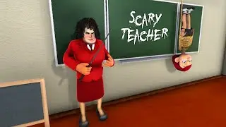Scary Teacher 3D Creepy Games: Evil Teacher | Hair Remover in Shampoo Prank