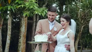 CINEMA DELUXE - Casamento da Martina e Pedro realizado no Clube Bela Vista da cidade de Blumenau-SC