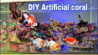 【IDEA DIY】How To Make Artificial coral Aquarium at Home