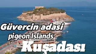 Guvercin adası ,pigeon Islands Kuşadası aydın Türkiye Oct 2022