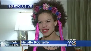 Topless Protester At Cosby Retrial Identified As Former &lsquo;Cosby Show&rsquo; Actress Speaks Out