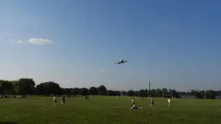 Plane Spotting at Gravelly Point Park: Takeoffs & Landings at Ronald Reagan National Airport DCA