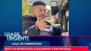 Moto de entregador assassinado é encontrada; polícia caça criminosos | Brasil Urgente