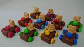 teddy bears cars