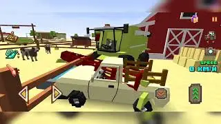 Blocky Farm & Racing Madness: Harvest, Speed, and Thrive!