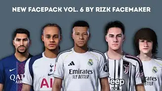 FacePack Update Vol 6 - Pes 2021 & Fl 2026