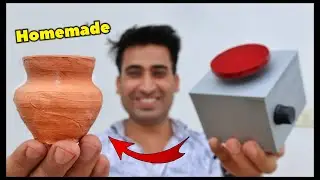 Homemade Mini Pottery Wheel Machine || 100% Working देखते ही बनाओगे