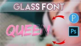 How To Make HD Quality Glass Font In Android - Glass Font Editing Tutorial 2022 - Queen Edit'x
