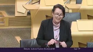 Stage 1 Debate: Judicial Factors (Scotland) Bill - 19 September 2024