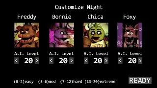 20/20/20/20 НОЧЬ ПРОЙДЕНА! СЛОЖНЕЙШИЙ ЧЕЛЛЕНДЖ 4/20 ФНАФ ВЫПОЛНЕН! (Five Nights at Freddy's #5)