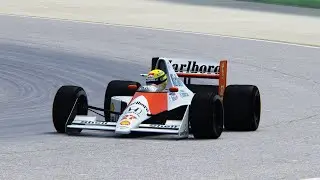 Assetto Corsa - [Ayrton Senna McLaren MP4/5B] (Vallelunga Classic Circuit)
