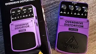 Behringer OD300 Overdrive Distortion: Full Review and Demo