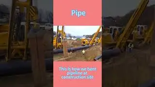 #pipeline #pipe This is how the pipe bent and connected