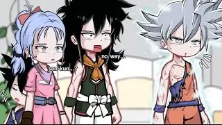 Part (1/2)Past dragon balls react to future goku (2.0x) #dragonballsuper #strongest 