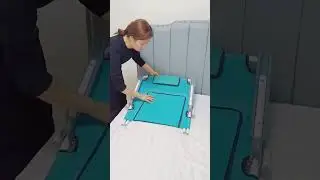 Adjustable folding backrest bed chair