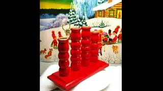 Candle Holder 4 red