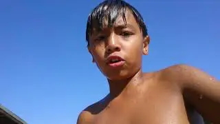 Insane 7 years old does front flip