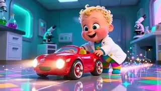 Baby In A Science Lab Adventure | Fun Nursery Rhyme Song for Kids