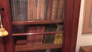 Victorian mahogany library bookcase