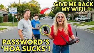 HOA Karen Lost It As My Cybersecurity Son Changed the WiFi Password — Unaware We’d Been Trac