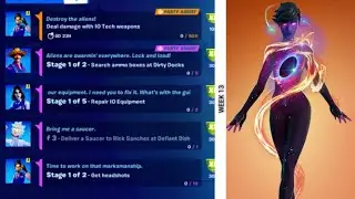 All week 13 Epic Quests Guide || Fortnite chapter 2 season 7
